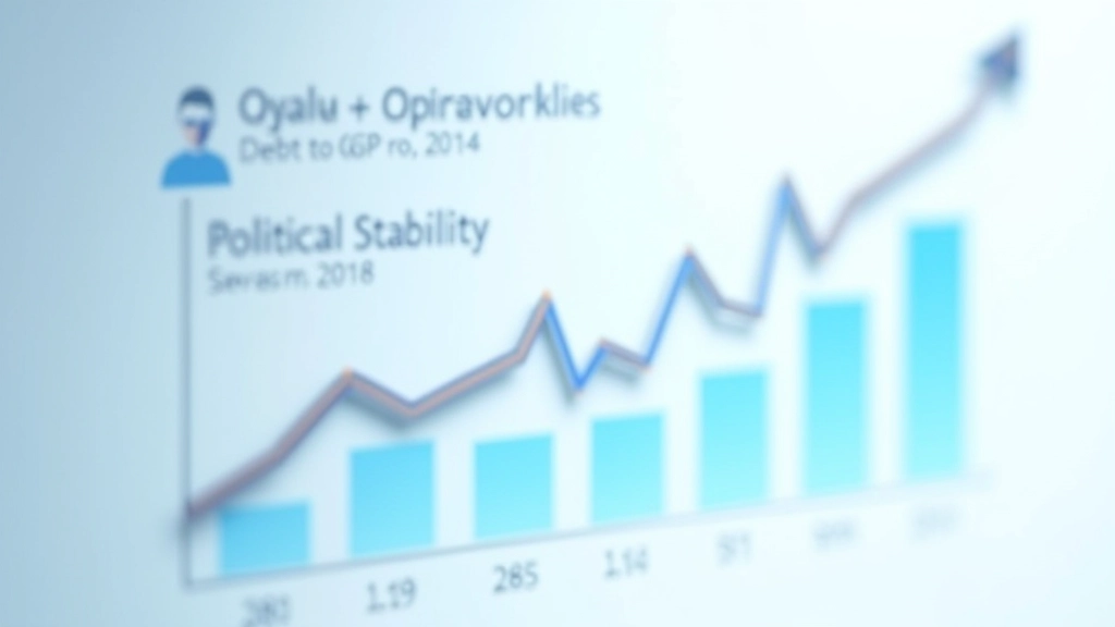 Komplexes Diagramm zeigt verschiedene Faktoren, die ein Kreditrating beeinflussen: Schuldenquote, Wirtschaftswachstum, politische Stabilität