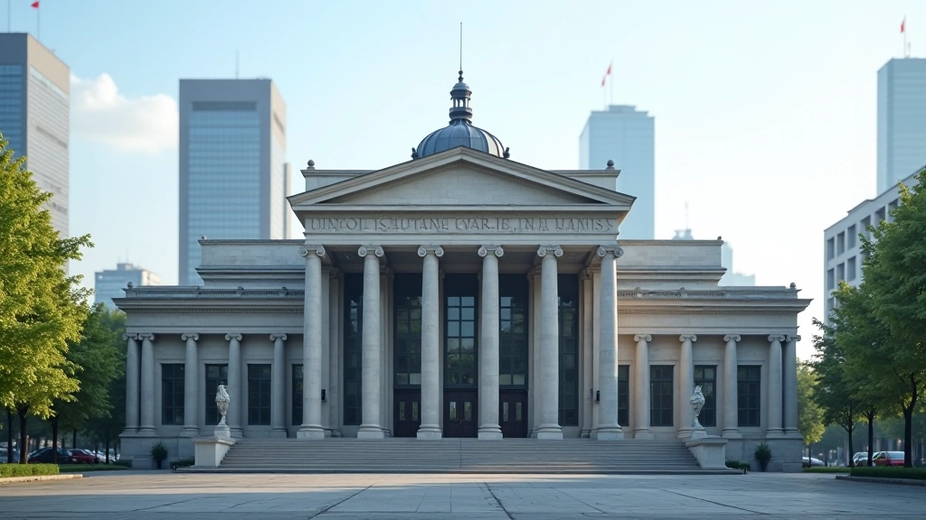 Blick auf den Bundesfinanzministerium in Berlin, modernes Gebäude, Zeichen deutscher Finanzstabilität